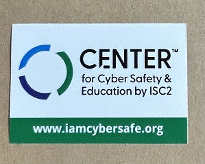 "Center For CyberSafety & Education" Sticker#2